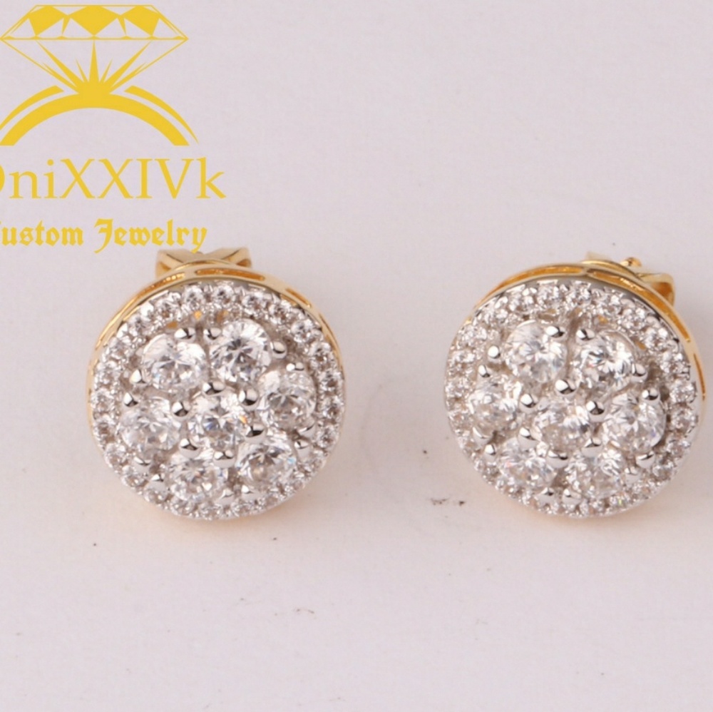 Iced Out Custom Studded Earrings